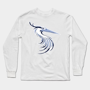 Edith Finch Heron Shirt Long Sleeve T-Shirt